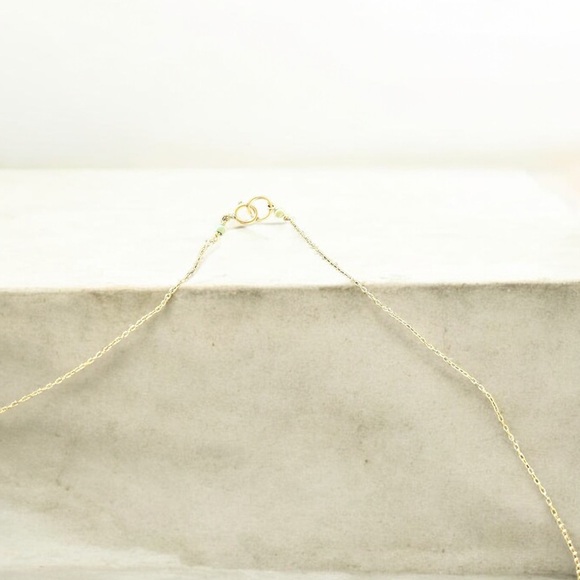 Opal and Gold Hamsa Necklace - Picture 3 of 5